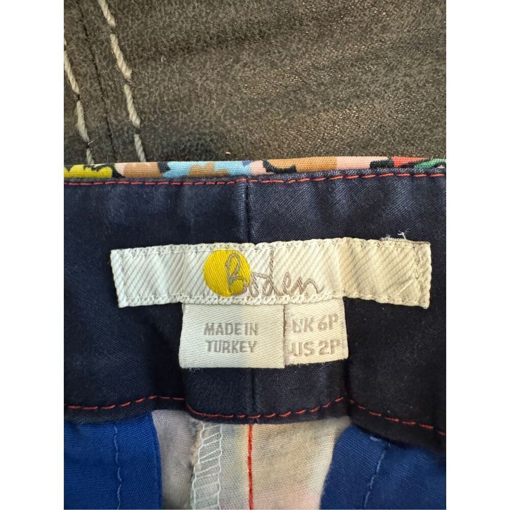 Boden Womens Floral Pants Size 2P - Picture 3 of 4